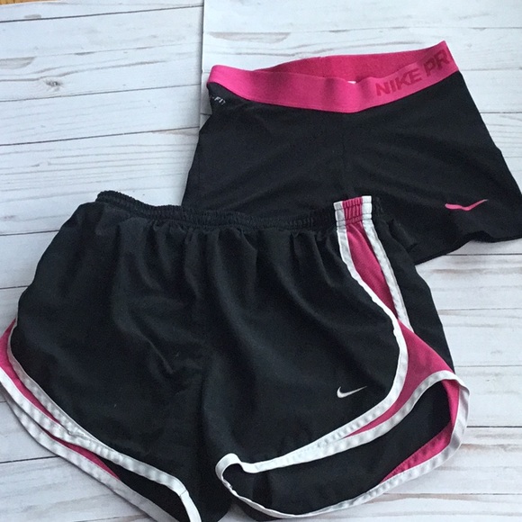 Nike Pants - Two pairs of Nike shorts